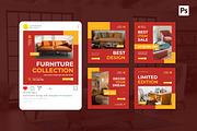 Modern Furniture Instagram Post, a Social Media Template by CavenArt (Thumbnail 4 of 5)