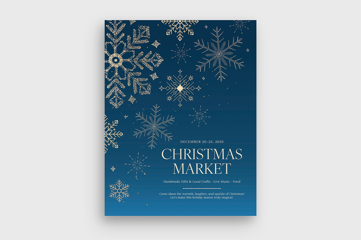Christmas Flyer Template preview 4