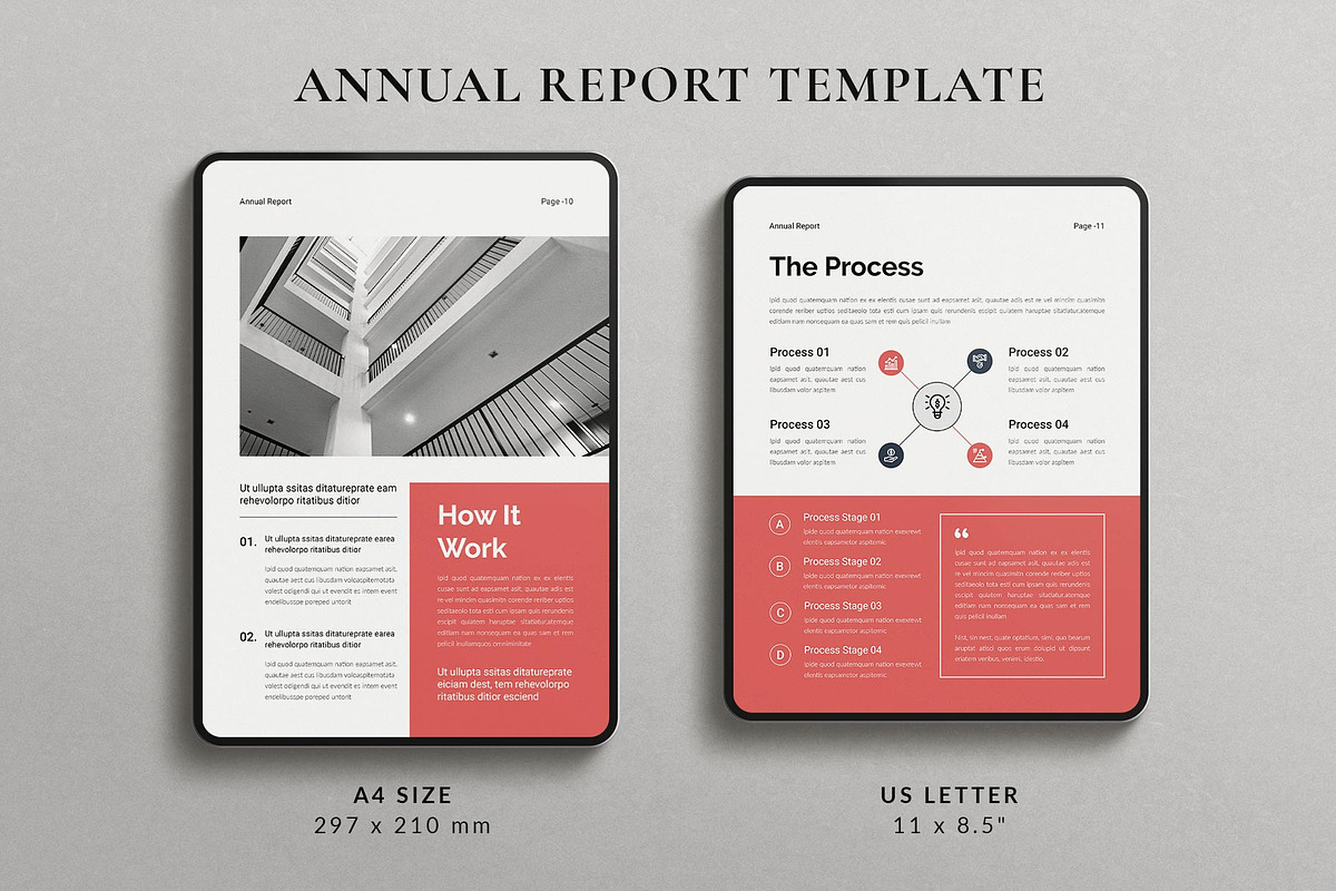 Annual Report Template, a Brochure Template by TemplatesForest (Photo 2 of 8)