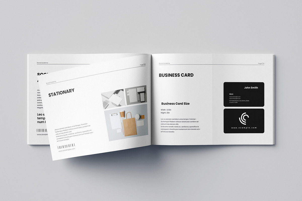Brand Guidelines | Canva & word, a Brochure Template by HiveArts (Photo 10 of 13)