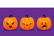 Halloween Pumpkin Head Collection, a Decorative Illustration by MISS CHATZ (Thumbnail 3 of 3)
