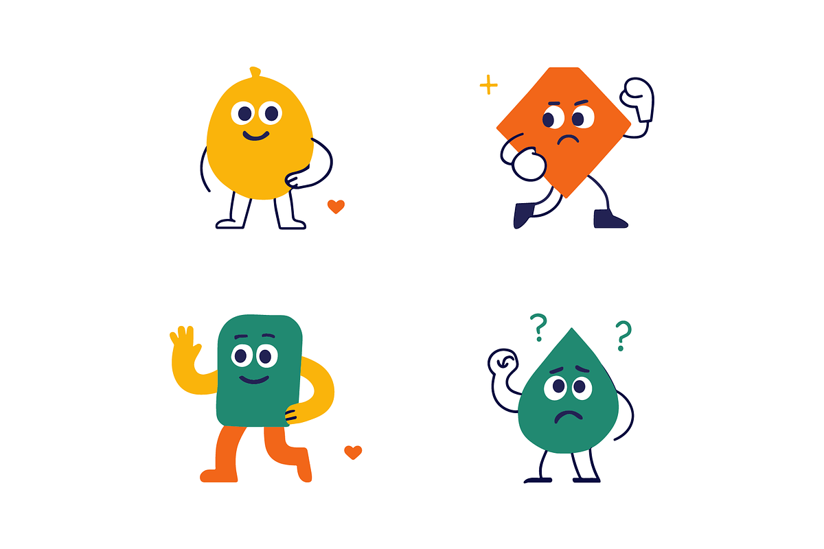 Cute Shape Character, a Graphic by HunEyy (Photo 3 of 10)