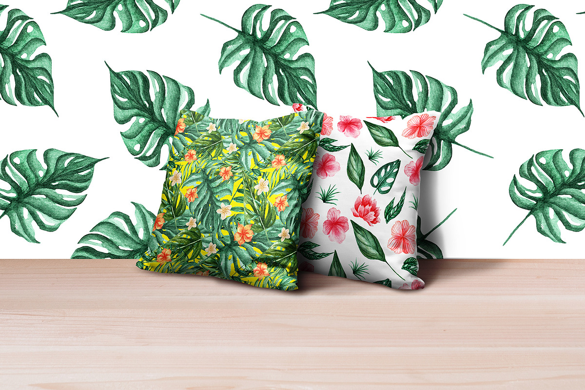Tropical Dream-watercolor set, a Decorative Illustration by Astarte_design (Photo 10 of 11)