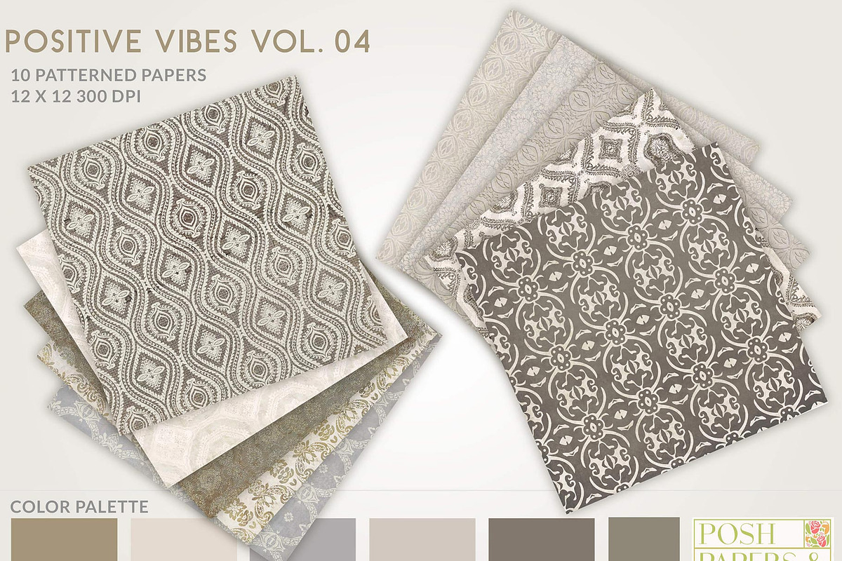 Vintage Ephemera Old Papers Bundle, a Pattern Graphic by Posh Papers & Patterns (Photo 9 of 24)