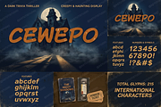 Cewepo - Elegant Serif Typeface, a Serif Font by Astuti Studio (Thumbnail 8 of 25)