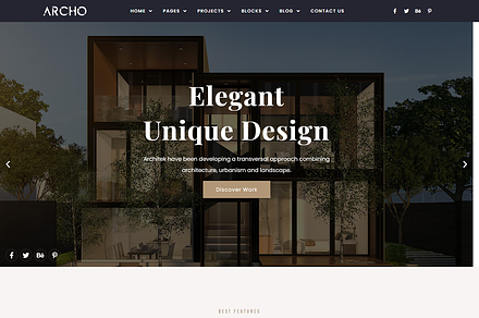 Architecture Interior Elementor Kit, a Landing Page Template by Shasha