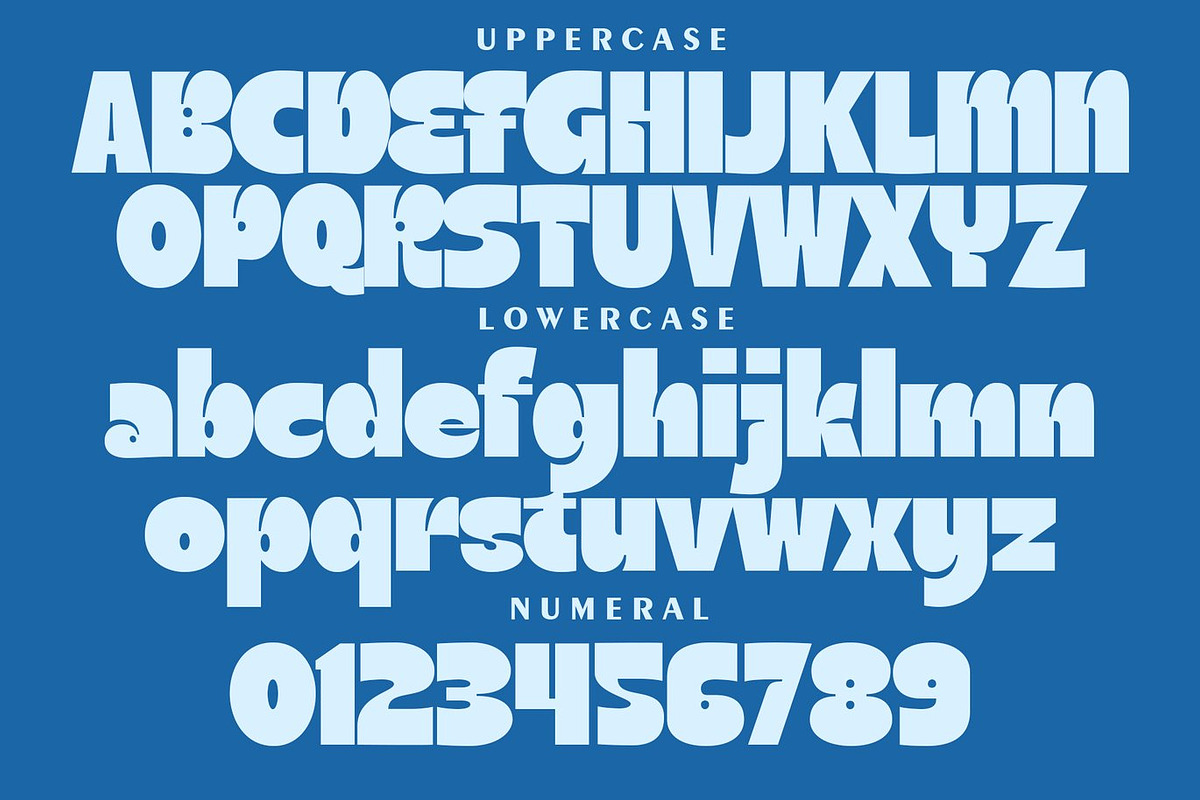 Gilroy - Retro Display Font, a Sans Serif Font by Luna Shop (Photo 2 of 9)