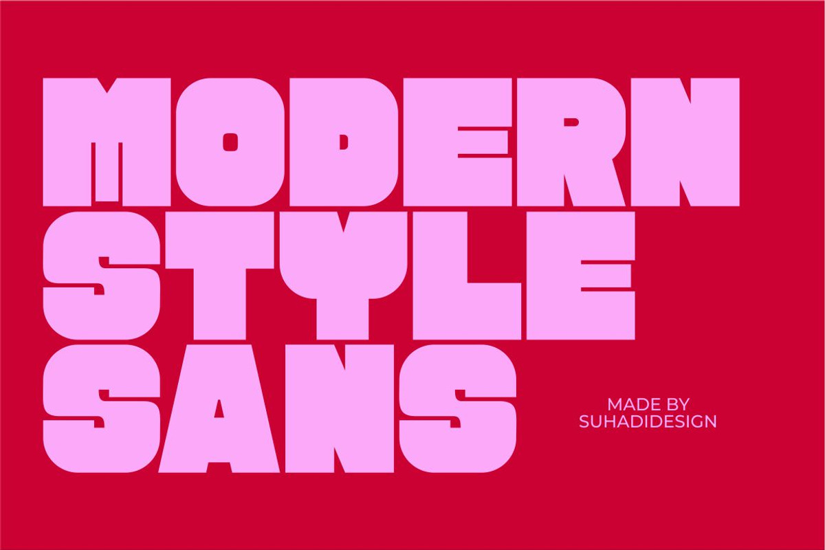 Fat Chubby Sans - Sans Serif Font, a Sans Serif Font by suhadidesign (Photo 4 of 11)