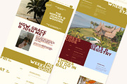 Tropical Destination Wedding Website, a Squarespace Template by WebInAWeek (Thumbnail 3 of 6)
