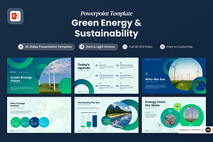 Solura-Green Energy & Sustainability, a Presentation Template by SLAB! Design