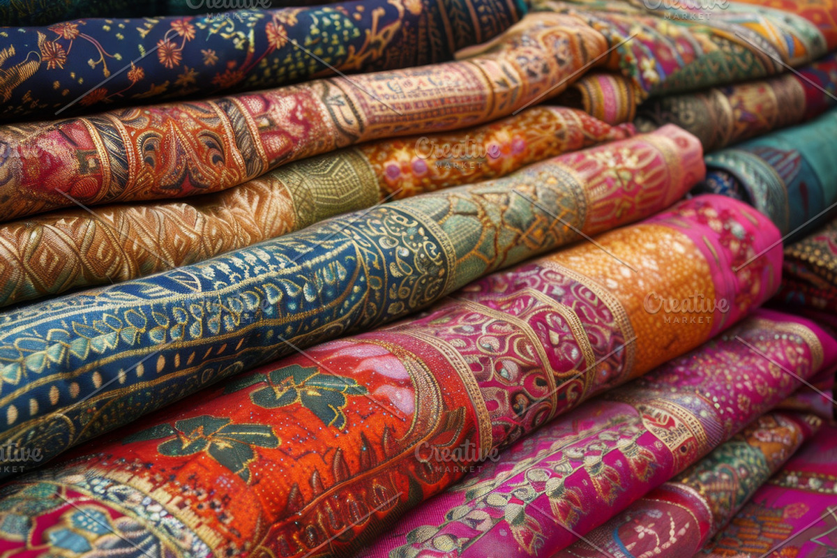 Indian Fabric - 43 images, a Beauty & Fashion Photo by Handmadefont (Photo 8 of 11)