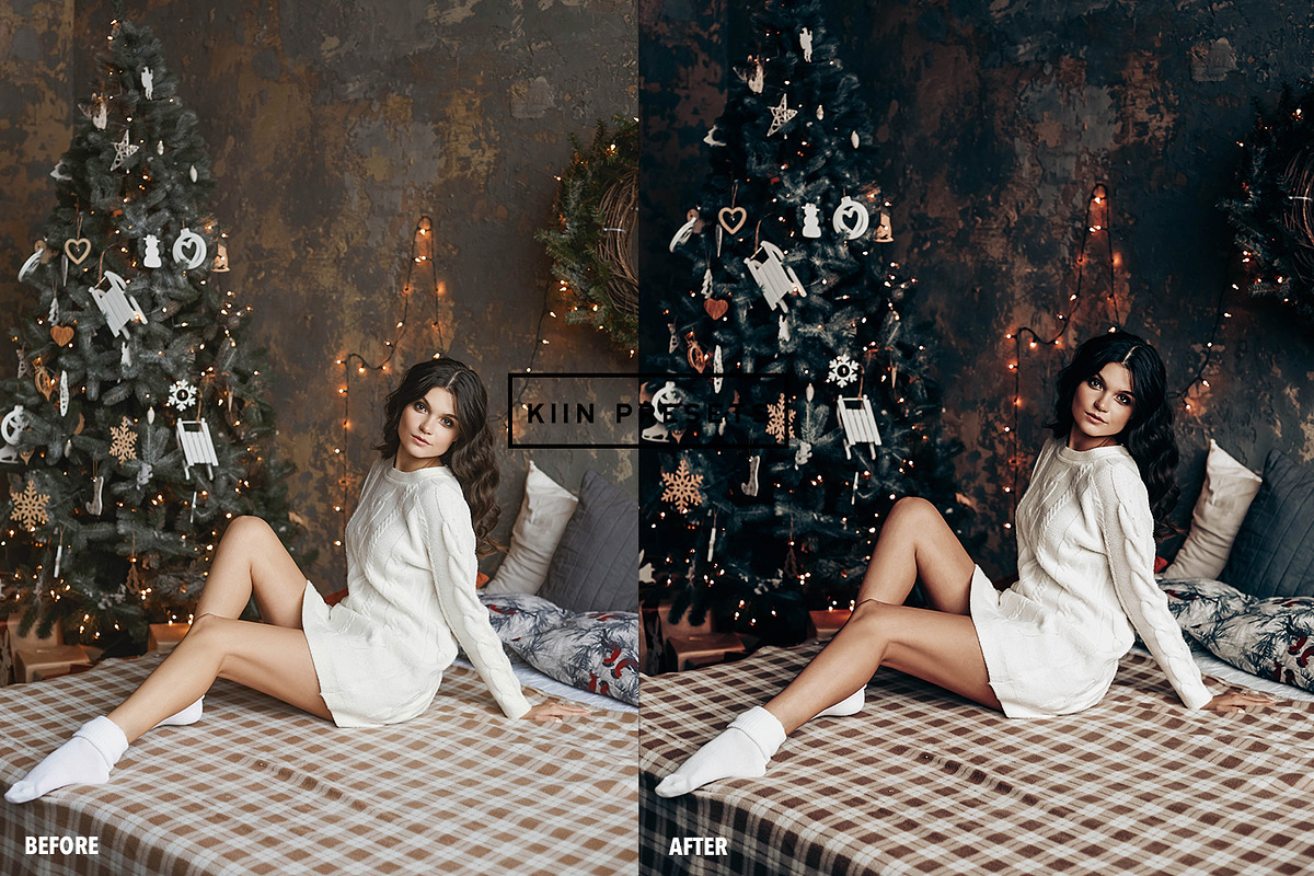 5 FESTIVE LIGHTROOM MOBILE PRESETS, an Action Add-On by KIIN Lightroom Presets (Photo 3 of 9)