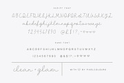 Clean and Glam Script Font Duo, a Script Font by pixelcolours (Thumbnail 13 of 13)