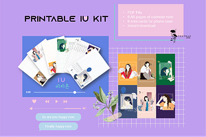 IU Kit Card & Calendar Note Digital