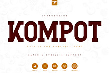 Kompot Slab Serif - 2 Fonts