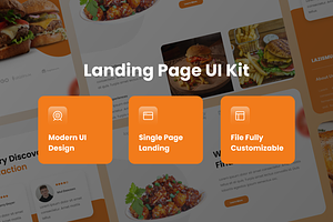 Lazismu - Food Landing Page