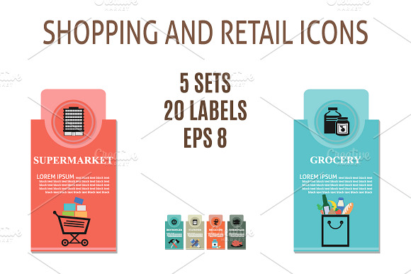 Shopping And Retail Labels