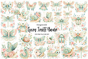 Spring Insects Garden Clipart, an Illustration by Designworld (Thumbnail 1 of 8)