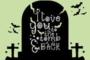 Spookerly Halloween Font, a Serif Font by Dancing with Ink (Thumbnail 5 of 25)