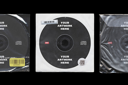 CD COVER MOCKUP PACK, a Packaging Mockup by BORT GRAPHIC