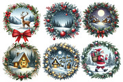 Christmas  Winter Scenes Png, an Illustration by Designworld (Thumbnail 4 of 6)
