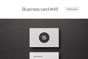 Business Card Mockup Template Bundle, a Business Card Template by PrintPixel (Thumbnail 56 of 104)