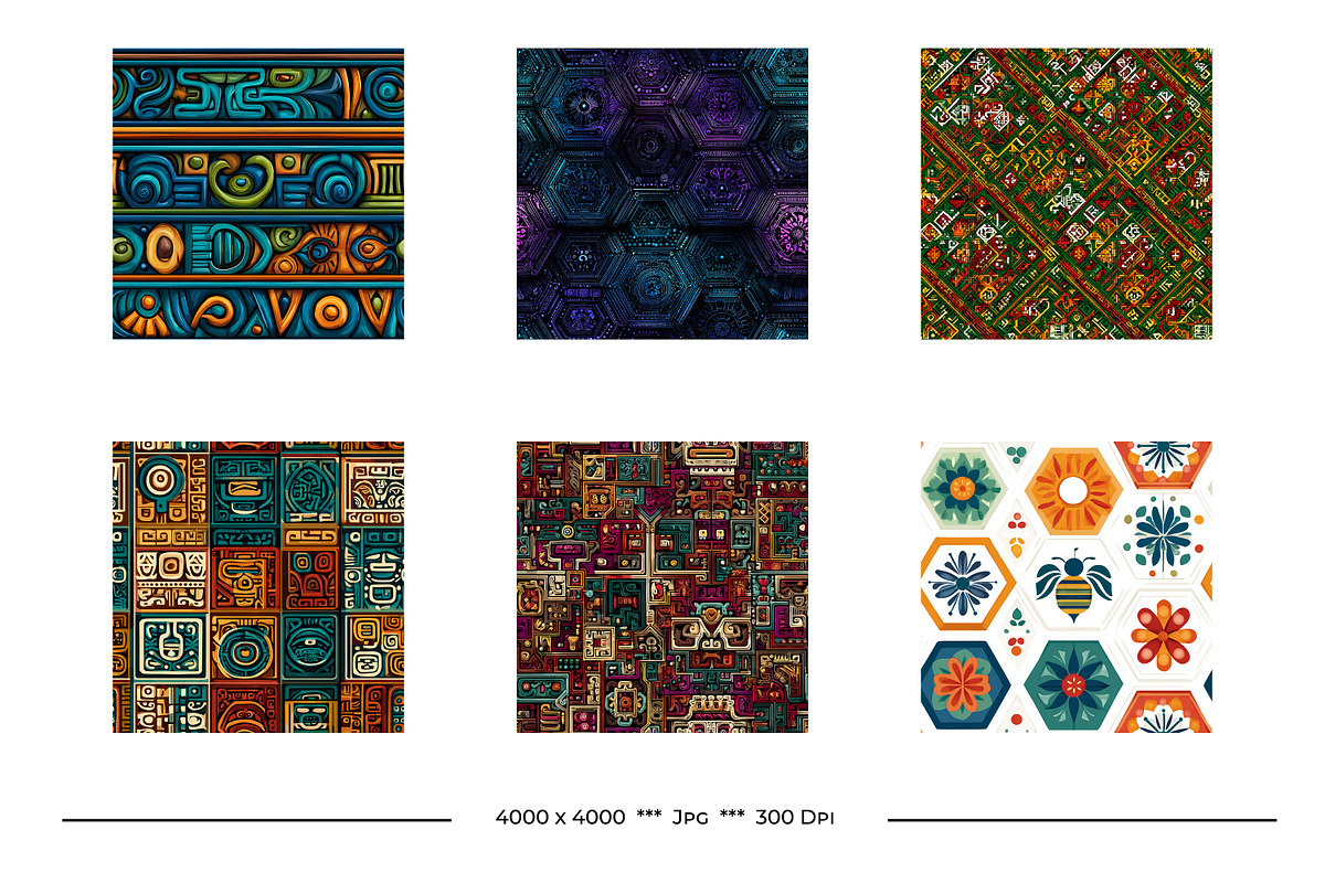 Indigenous Cultures Designs, a Pattern Graphic by karenfoleyphoto (Photo 6 of 6)