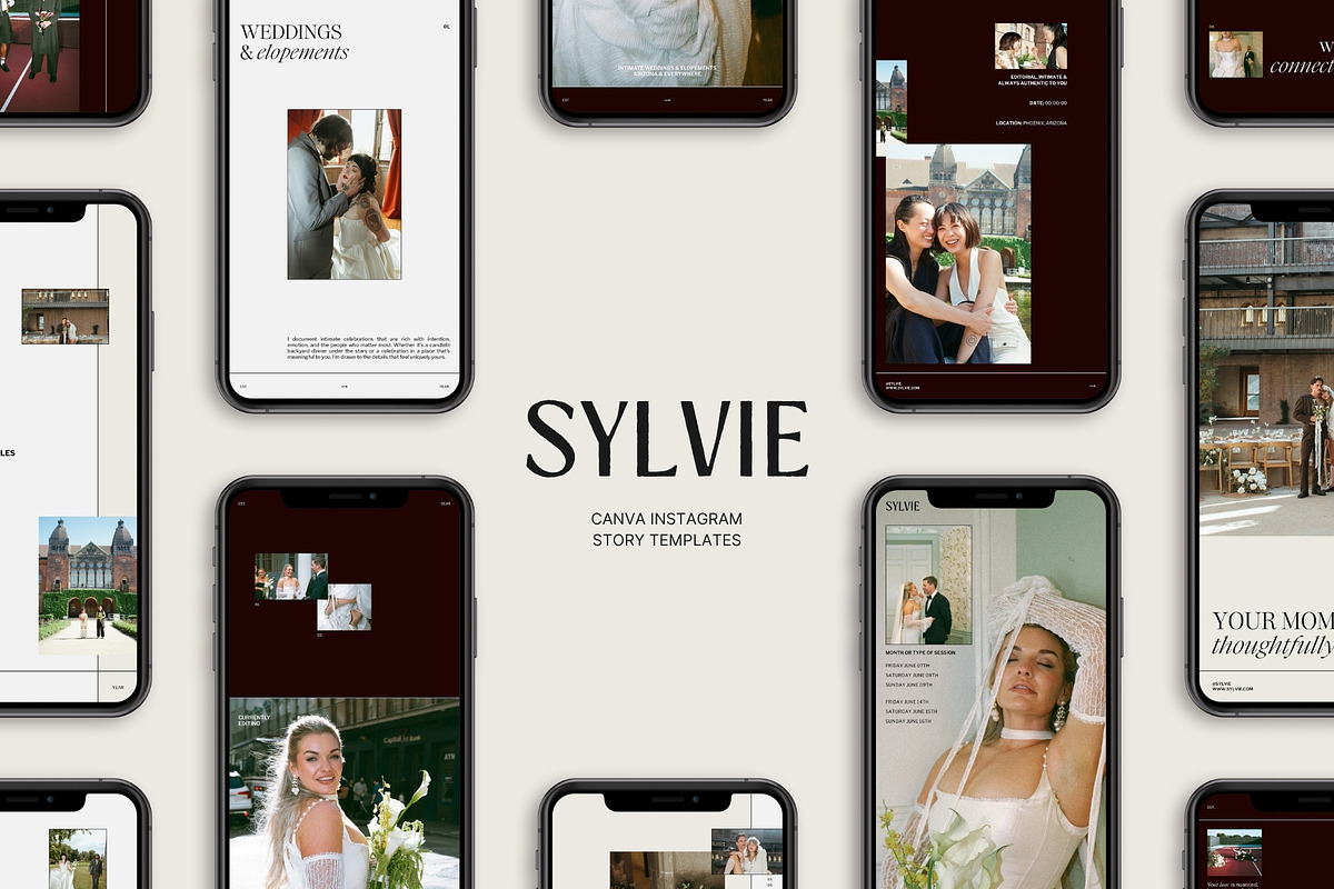 Editorial Canva Instagram Templates, a Social Media Template by Seventh Made (Photo 1 of 3)
