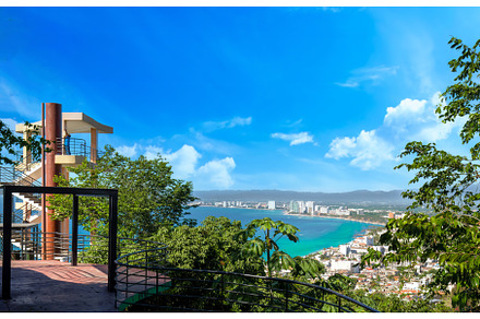 Puerto Vallarta, Scenic Mirador, an Architecture Photo by Web Engine Design
