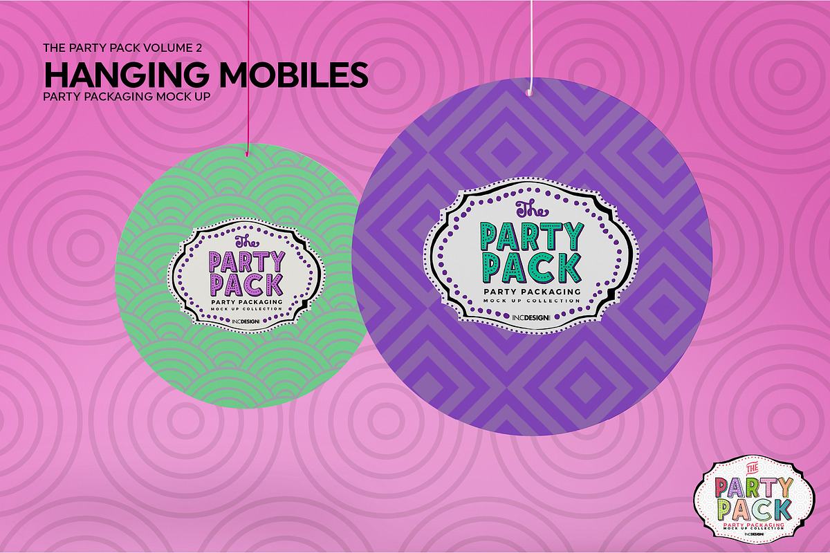 Hanging Mobile Mockup, a Cups & Container Mockup by INCDesign (Photo 3 of 6)