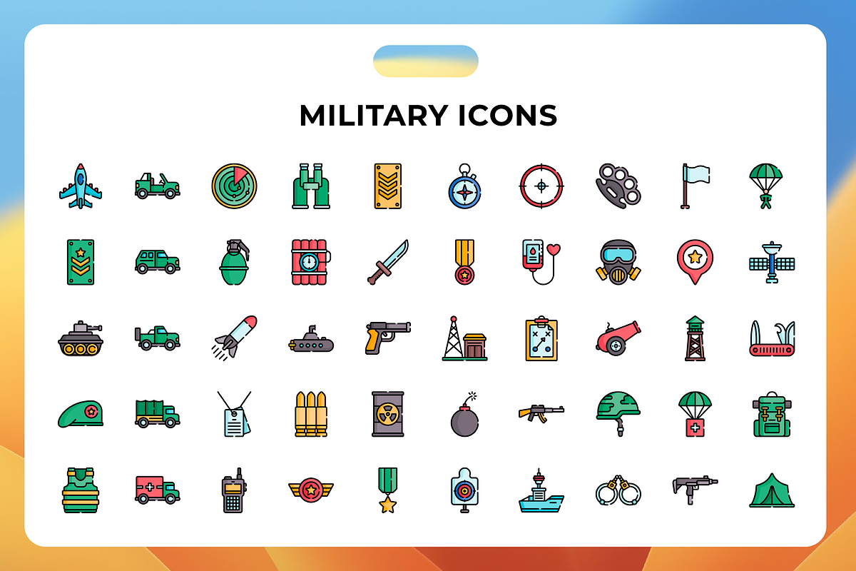 Military Icons, an Icon by Wencory