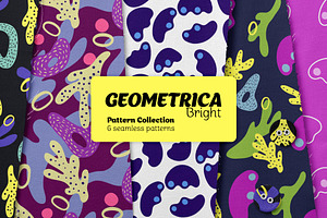 Bold Abstract Seamless Pattern Set, a Pattern Graphic by Asya Melkonyan Patterns