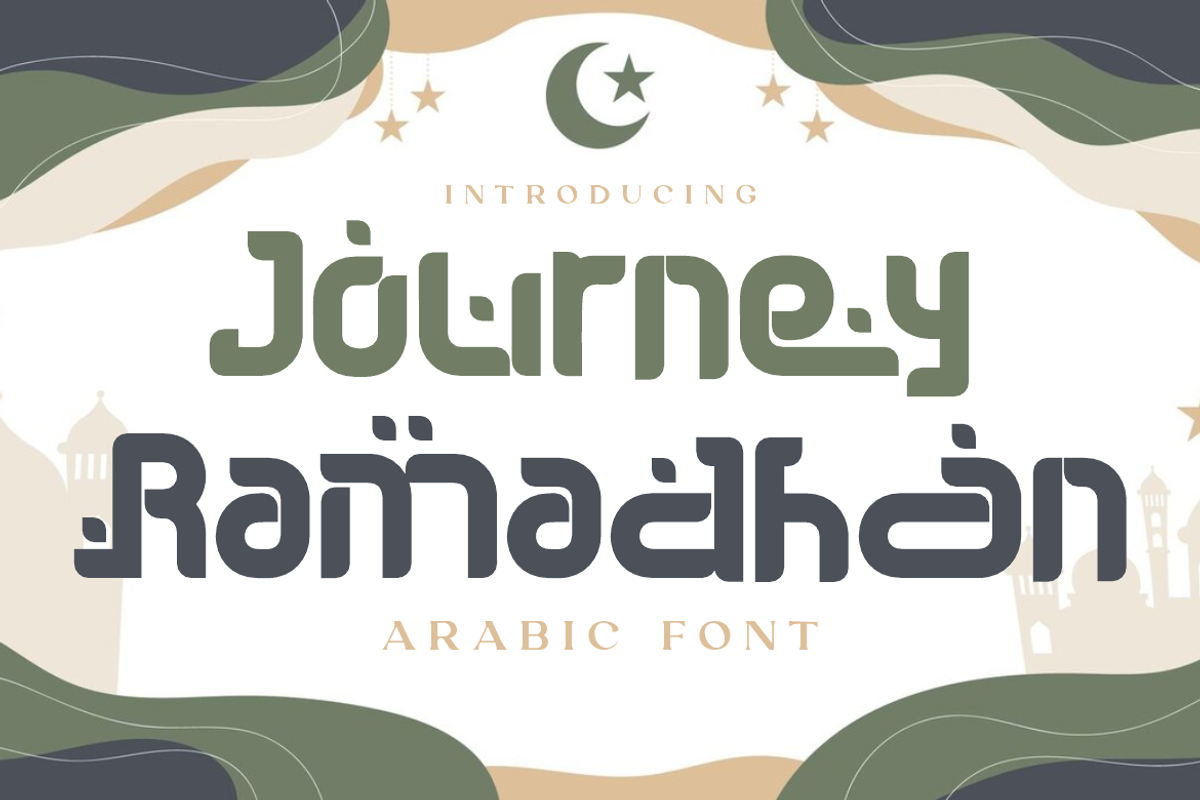 Journey Ramadhan - Arabic Font, a Font by PutraCetol Studio (Photo 1 of 5)
