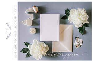 French Bleu Stationery Mockup