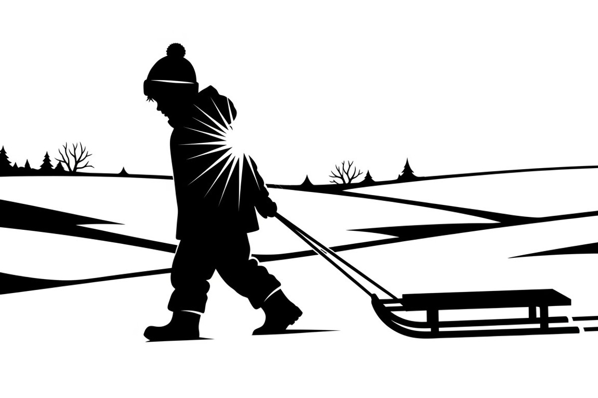 Winter Snow Silhouettes feature, an Illustration by Amazin_art (Photo 28 of 42)