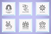 Tolerance | 16 Thin Line Icons Set, a Solid Icon by Alex Blogoodf (Thumbnail 5 of 11)