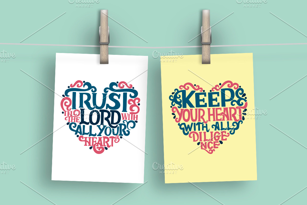 7 THE BEST BIBLE VERSES #4, an Illustration by Ola-la-la (Photo 2 of 7)