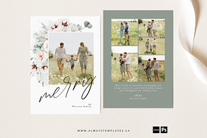 Christmas Card Template CC185