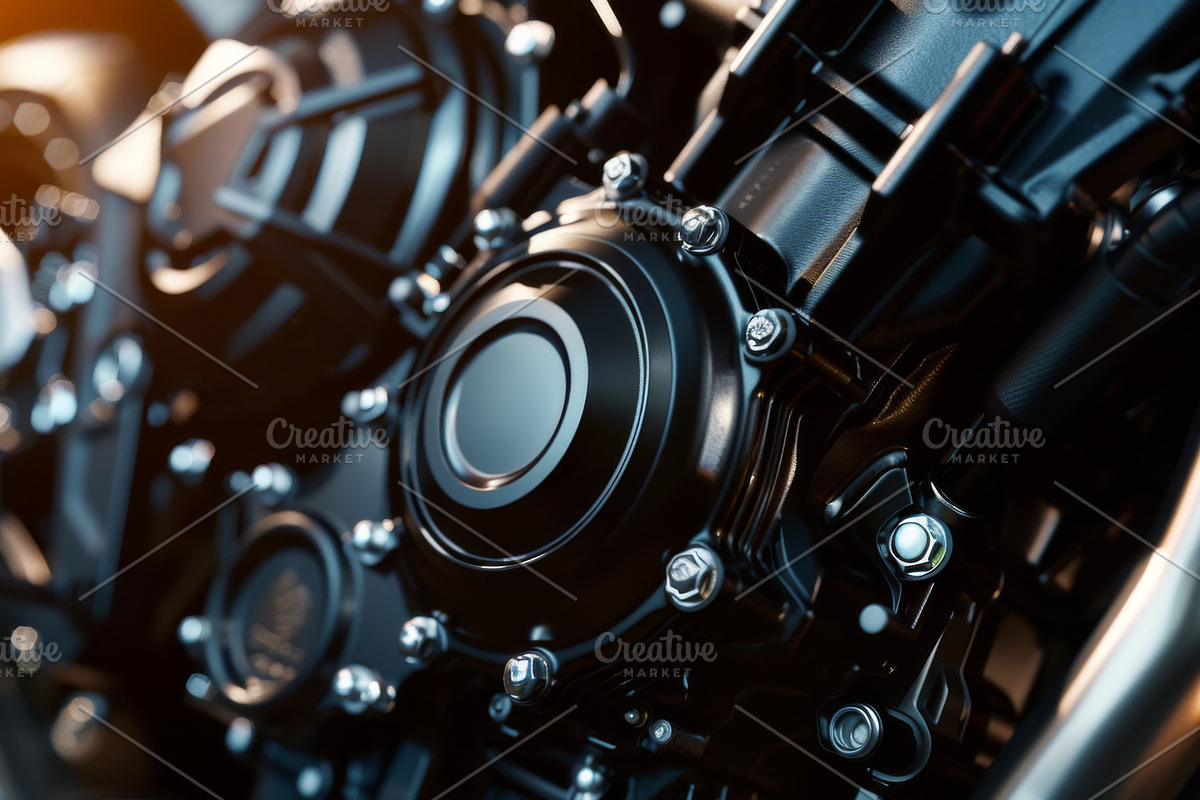 31 Motorcycle engines, a Transportation Photo by Handmadefont (Photo 16 of 33)