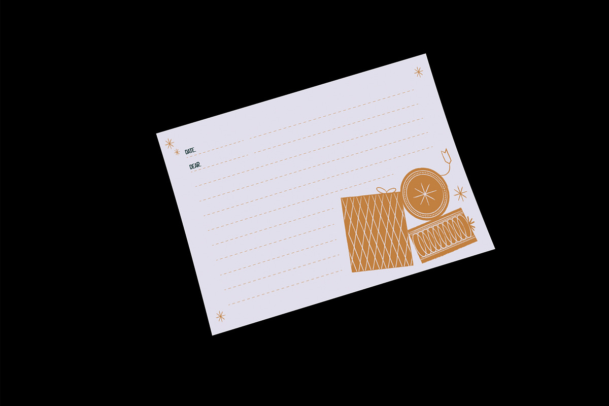 Merry Christmas Greeting Card, a Card Template by Neermana (Photo 4 of 4)