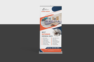 Interior Roll-Up Banner