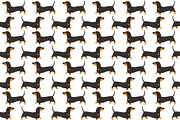 Dachshund vector illustration set, an Illustration by faitotoro (Thumbnail 3 of 3)