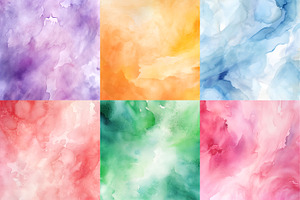 Watercolor Backgrounds. Pastel Color