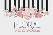 Floral Vectors, an Illustration by tomodachi studio (Thumbnail 1 of 5)