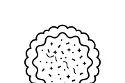 41 Christmas Feast Vector Icons, an Outline Icon by adenpinkstore (Thumbnail 19 of 21)