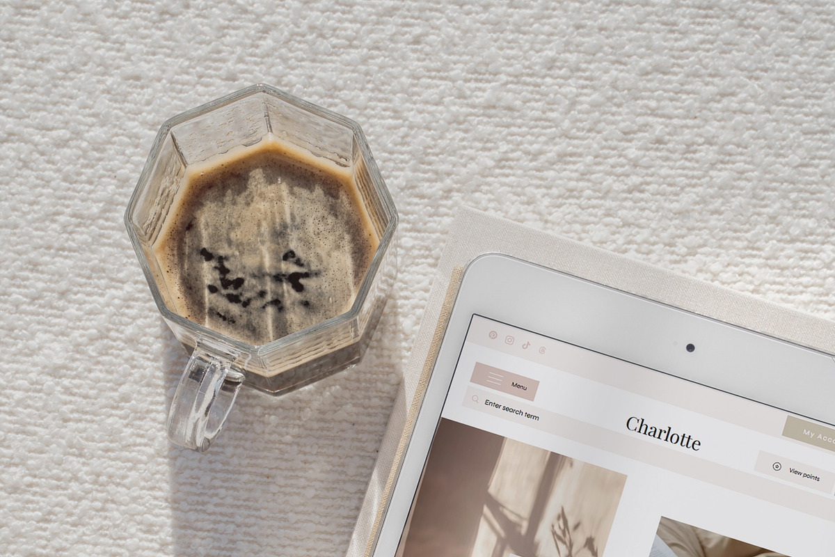 Charlotte Wix Studio Template, a Wix Template by Girl Boss From Home (Photo 3 of 8)