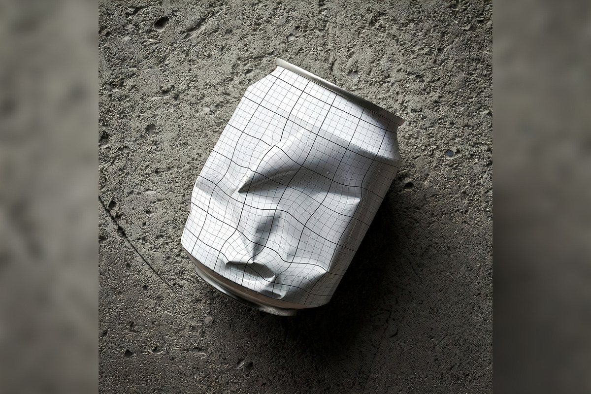 Crushed Can Mockups, a Cups & Container Mockup by Luuqas Design (Photo 2 of 3)
