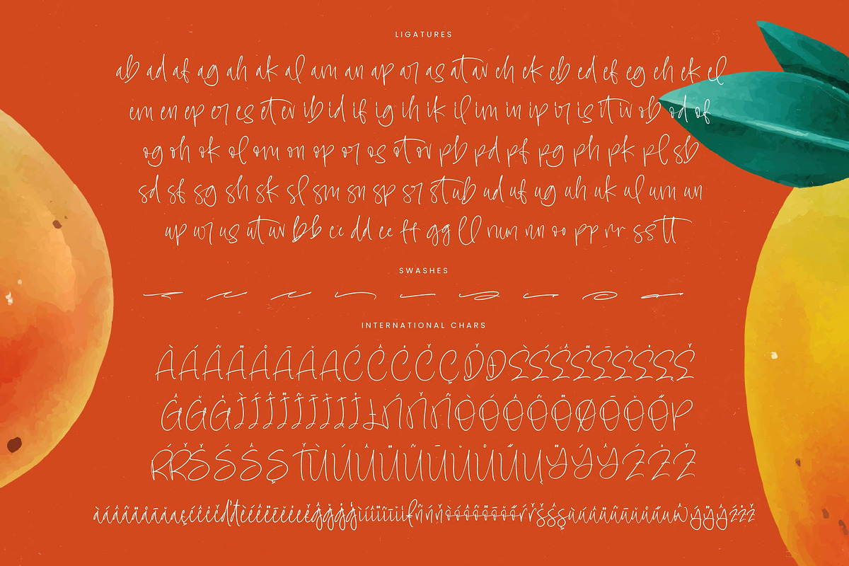 Sensation Fruity Natural Handwritten, a Script Font by stylishtype.co (Photo 19 of 20)