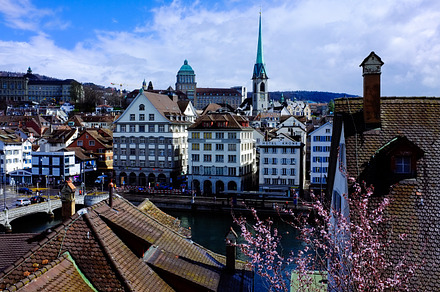 April in Zurich, Switzerland