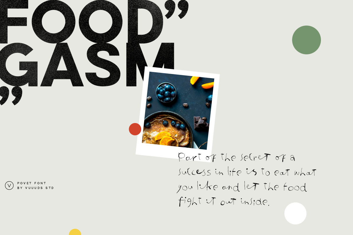 Povet • Sans and Hand, a Handwritten Font by vuuuds (Photo 7 of 11)
